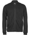 T5704 5704 Tee Jays Athletic Full Zip Sweat Cardigan Black colour image